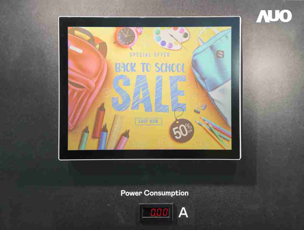 z6尊龙展示胆固醇液晶超低耗能户外全彩显示器，，，ChLC（胆固醇液晶）以双稳态技术使静态显示零功耗，，，，具省电、、、高彩度、、、、环保的特性，，，，还整合软硬件系统解决方案，，，，可透过单一云端平台管理