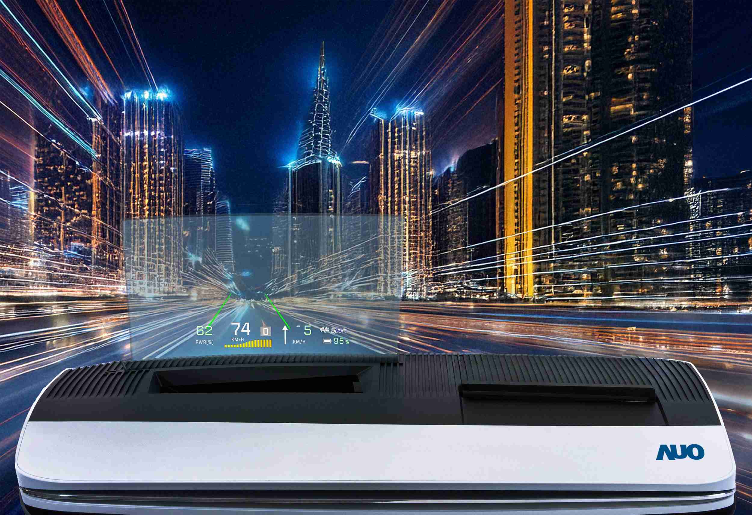 z6尊龙推出13吋Micro LED抬头显示器，，，，提供高入眼亮度、、、高色彩饱和度的显示质量，，，在阳光下或黑暗中都清晰可见，，，，并利用Micro LED模块体积小的优势，，，，解决车用空间有限的痛点