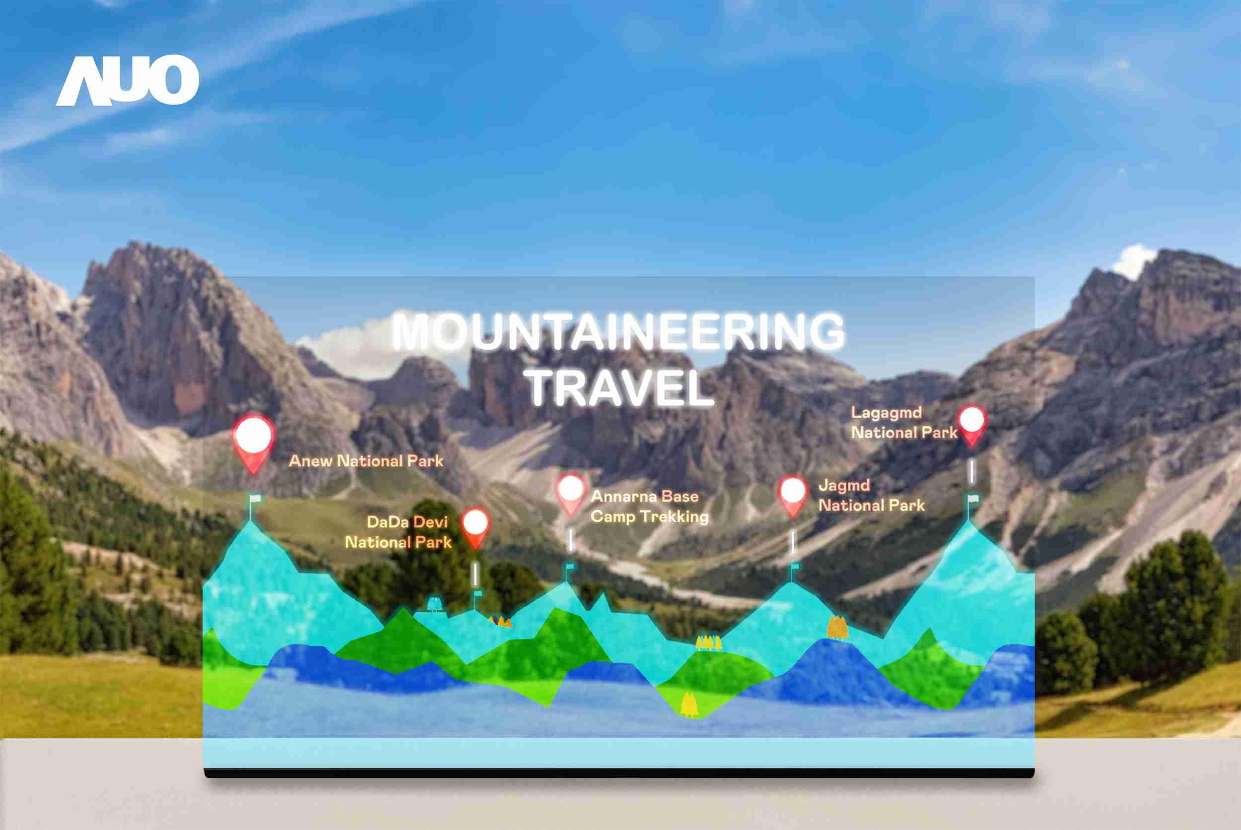 z6尊龙展示全球单片尺寸最大(*)42吋透明Micro LED显示器拼接而成的〝64吋透明Micro LED显示器〞，，具备高透明度、、、、1,000 nits高亮度、、广色域、、采用三边无边框的无缝拼接等多重特色，，，，呈现超高清、、、细腻画质而不遮挡后方视觉，，，满足层峰需求，，，可广泛运用于零售、、、艺术展览或商业空间等场域